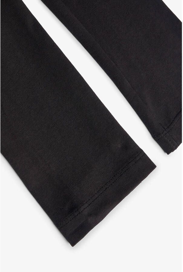 Name it KIDS legging NKFVIVIAN met katoen zwart Meisjes Stretchkatoen Effen 122