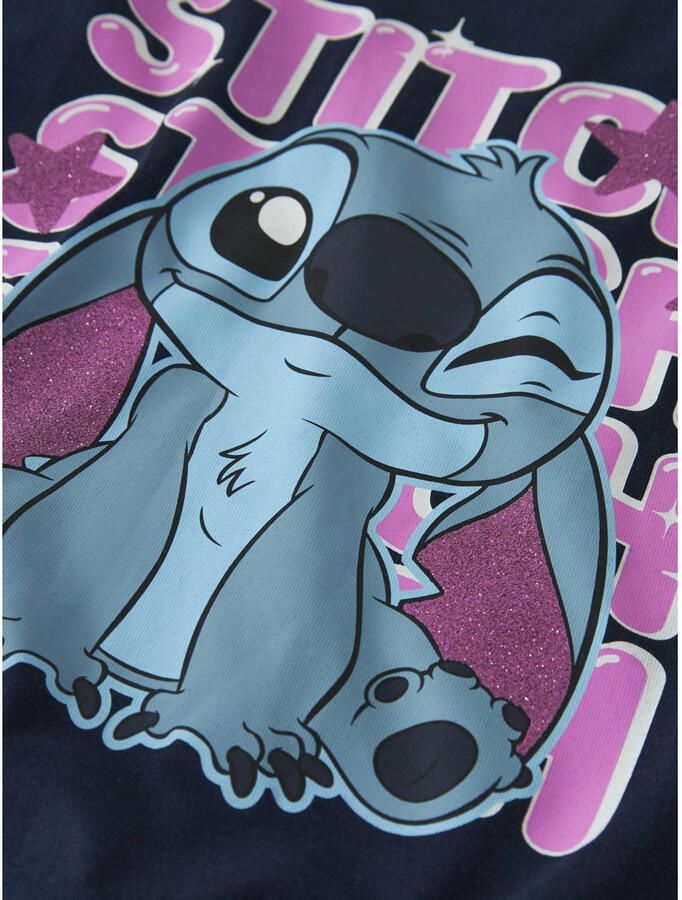 NAME IT KIDS Lilo & Stitch regular fit T-shirt met print donkerblauw - Foto 2