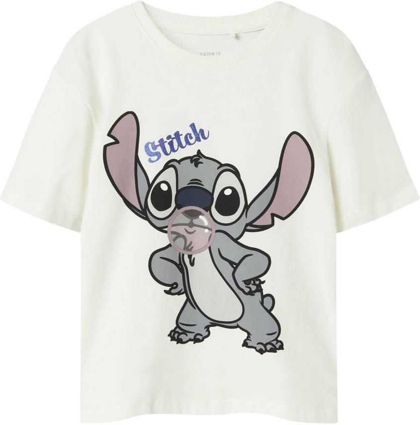 NAME IT KIDS Lilo & Stitch T-shirt wit