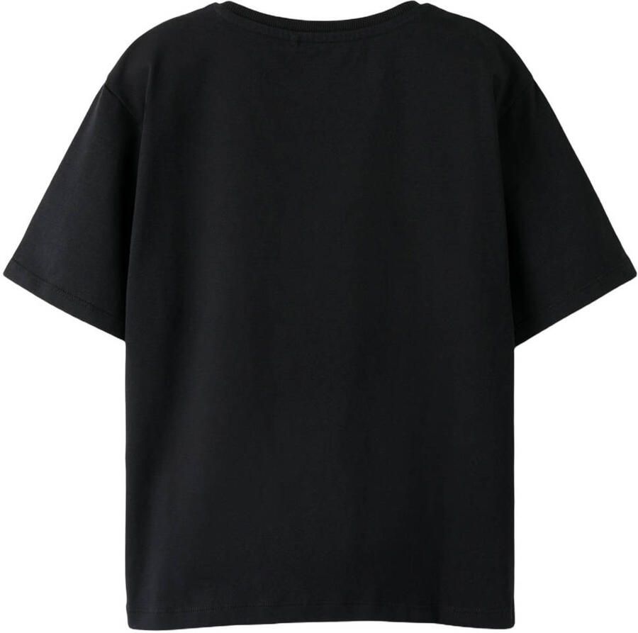 NAME IT KIDS Lilo & Stitch T-shirt zwart - Foto 2