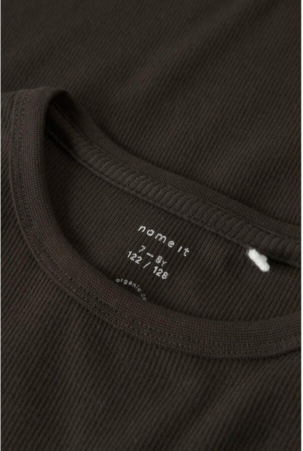 Name It Shirt met lange mouwen NKFNAKAL LS TOP NOOS in basisvorm en licht geribbelde kwaliteit - Foto 2