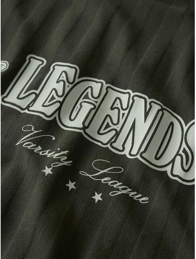 NAME IT KIDS longsleeve met backprint donkerbruin - Foto 2