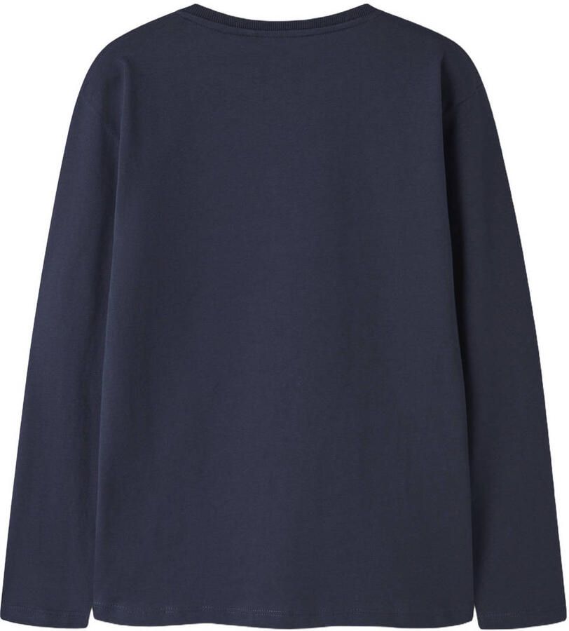 NAME IT KIDS longsleeve met print donkerblauw Jongens Katoen Ronde hals - Foto 2