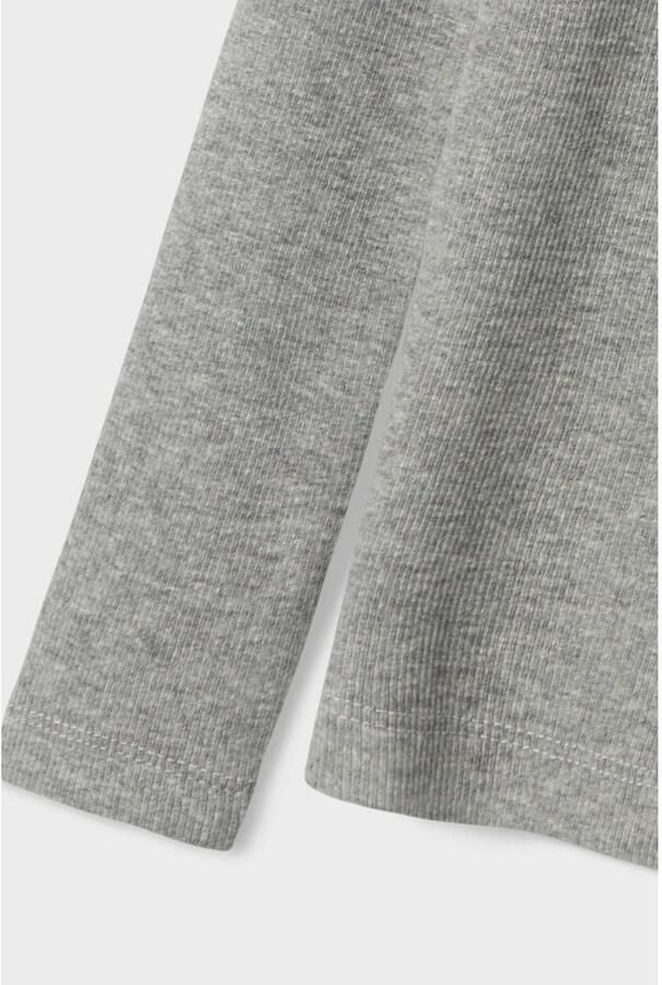 Name It Shirt met lange mouwen NKFNAKAL LS TOP NOOS in basisvorm en licht geribbelde kwaliteit