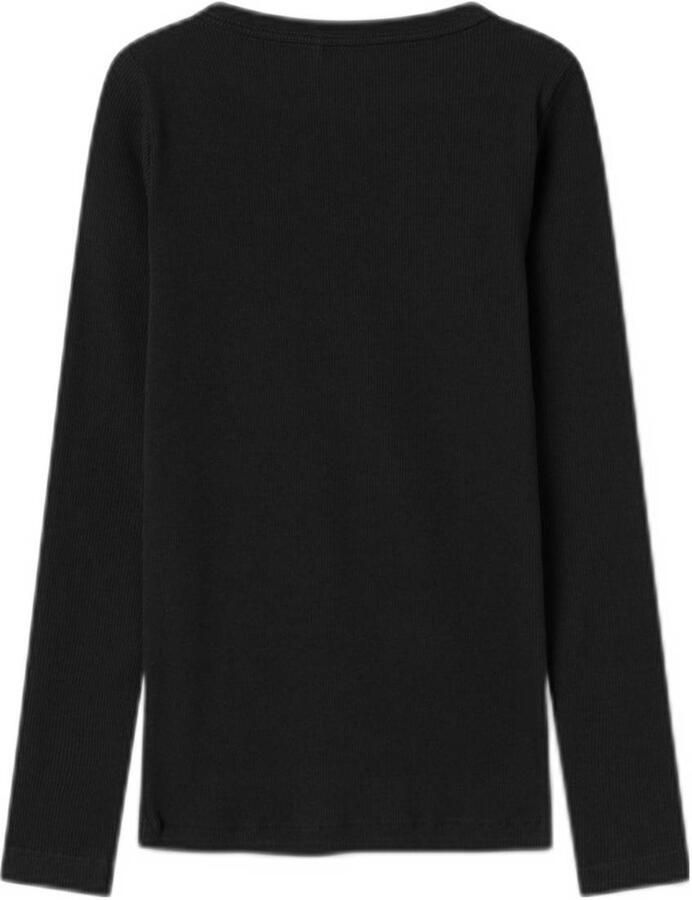 Name It Shirt met lange mouwen NKFNAKAL LS TOP NOOS in basisvorm en licht geribbelde kwaliteit - Foto 2