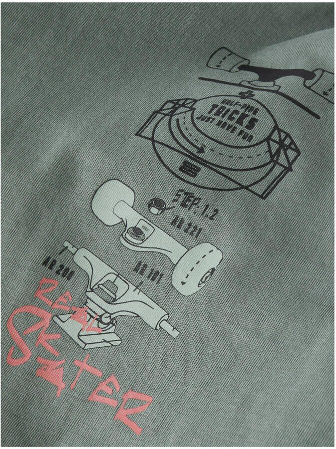 NAME IT KIDS longsleeve NKMNIKOLAI set van 3 donkerblauw donkergroen offwhite - Foto 2