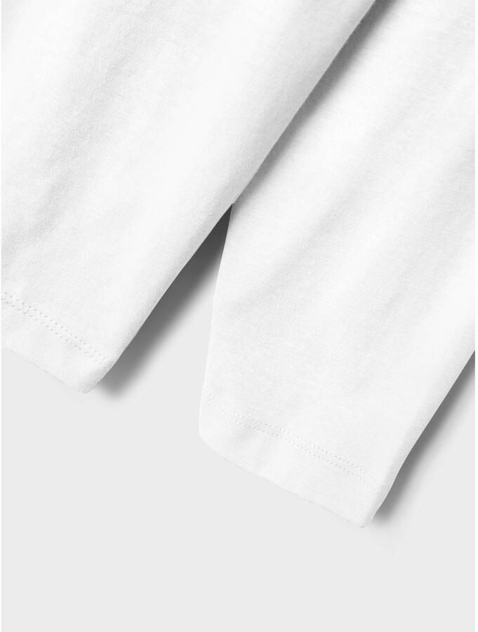 Name it KIDS longsleeve NKMVOBBO wit Jongens Katoen Ronde hals Effen 134 140 - Foto 2