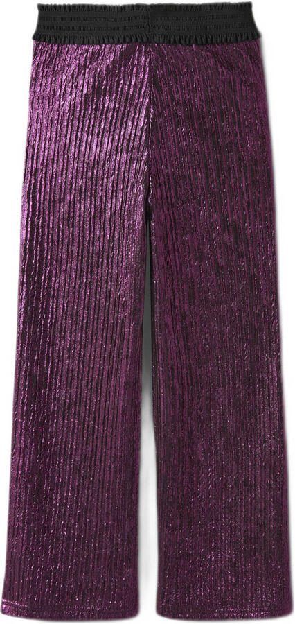NAME IT KIDS loose casual broek paars