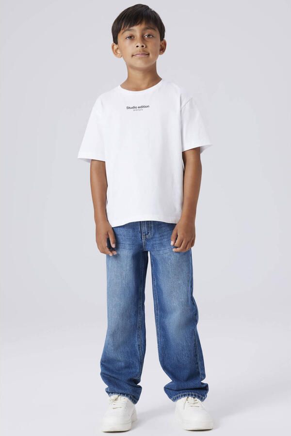 NAME IT KIDS loose fit jeans medium blue denim - Foto 2