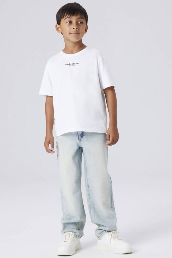 NAME IT KIDS loose fit jeans vintage light blue denim - Foto 3