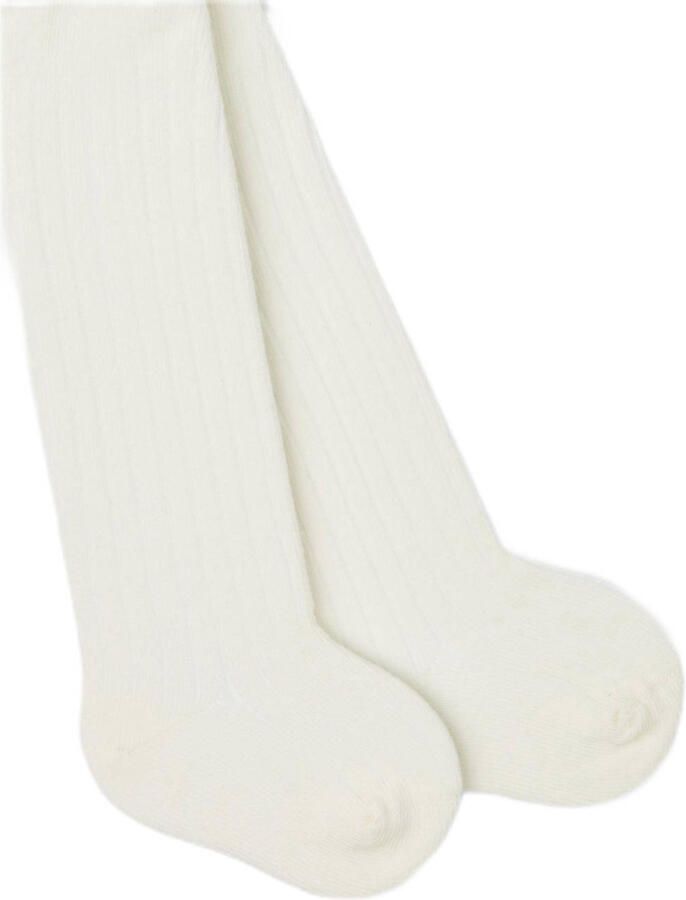 Name it KIDS maillot NKNPANTYHOSE set van 2 offwhite Wit Katoen 110 116 - Foto 2