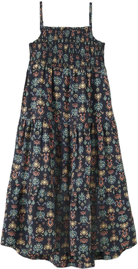 NAME IT KIDS maxi jurk donkerblauw