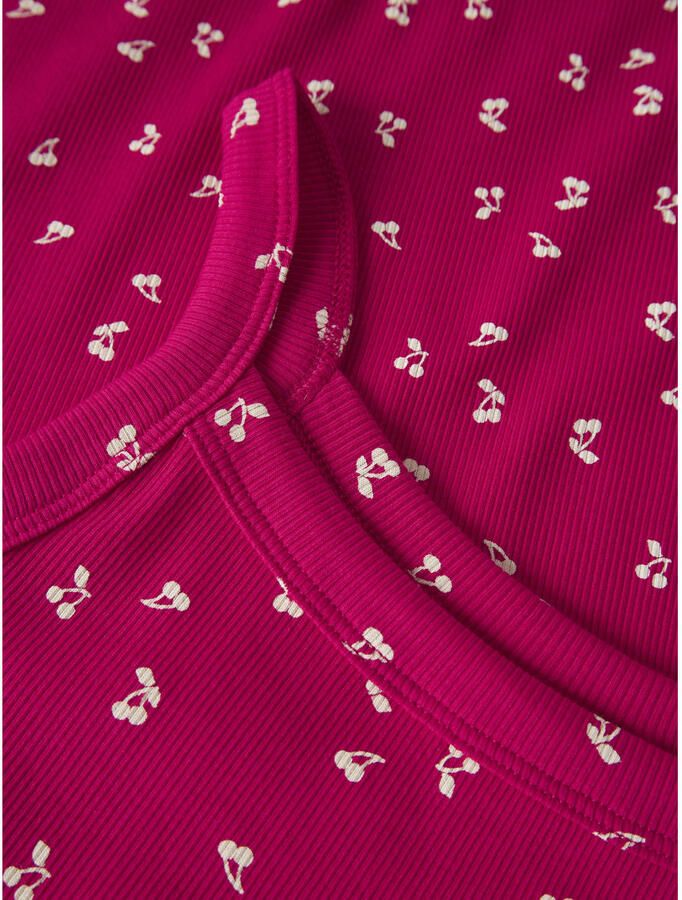NAME IT KIDS maxi jurk fuchsia - Foto 2