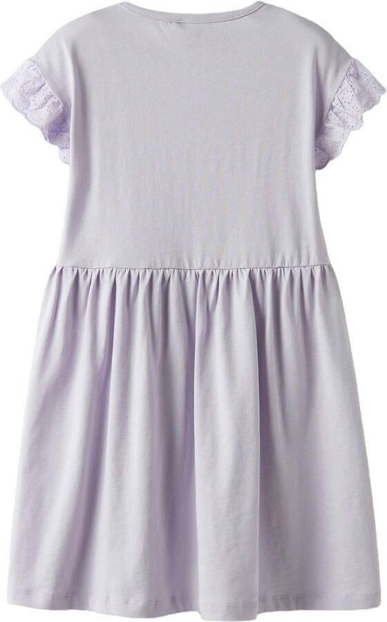 NAME IT KIDS midi jurk broderie lila - Foto 3