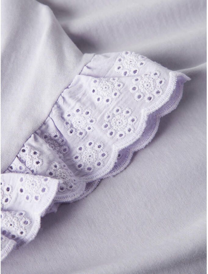 NAME IT KIDS midi jurk broderie lila - Foto 2