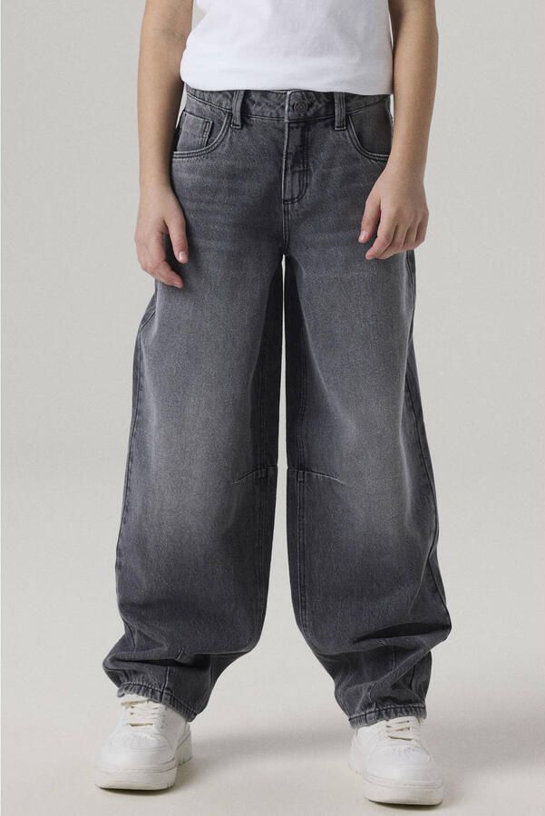 NAME IT KIDS NKFBELLA barrel jean grijs