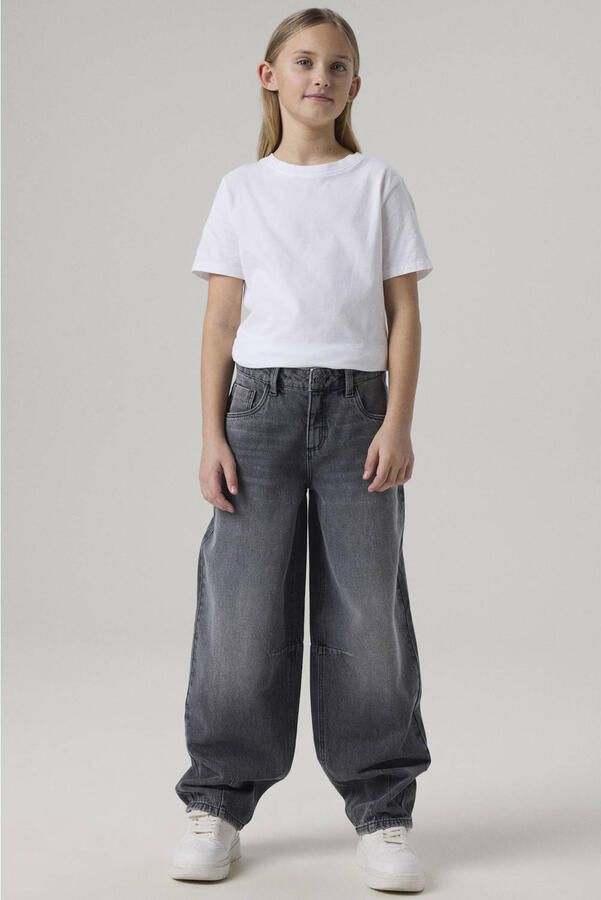 NAME IT KIDS NKFBELLA barrel jean grijs - Foto 2