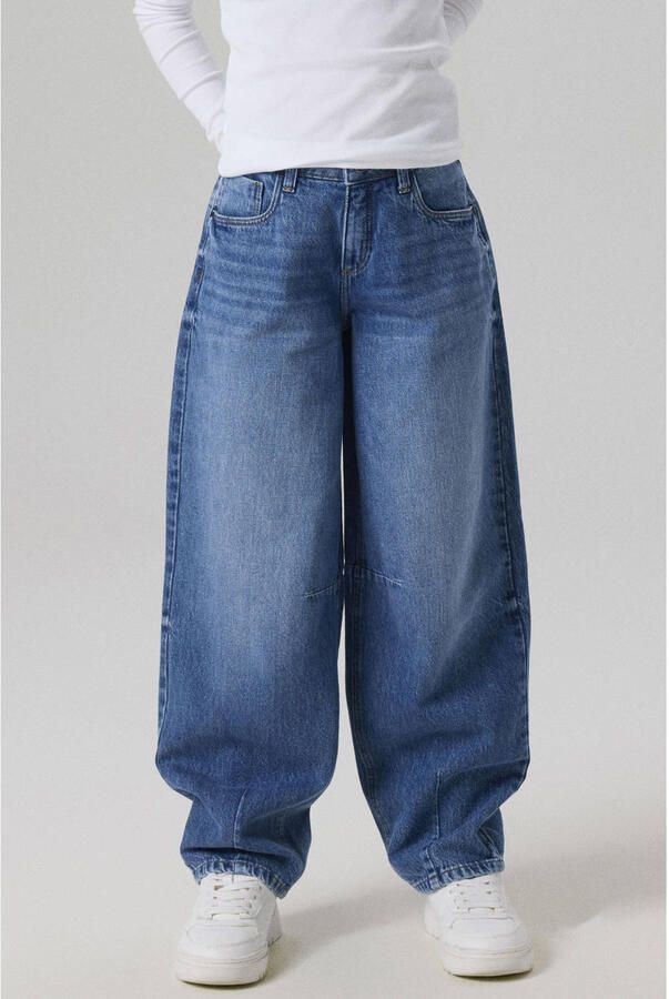 NAME IT KIDS NKFBELLA barrel jeans middelblauw