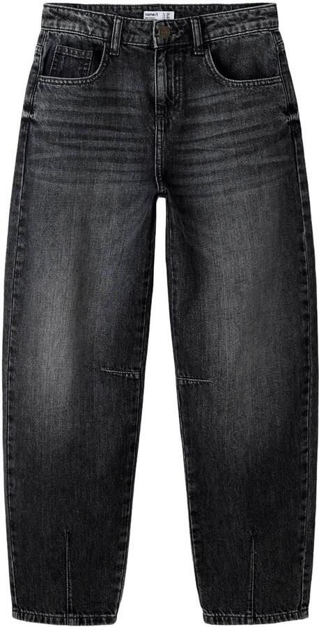 NAME IT KIDS NKFBELLA barrel jeans zwart
