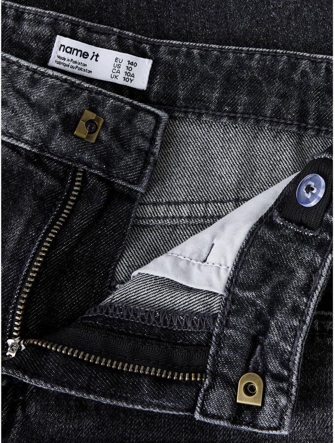 NAME IT KIDS NKFBELLA barrel jeans zwart - Foto 2