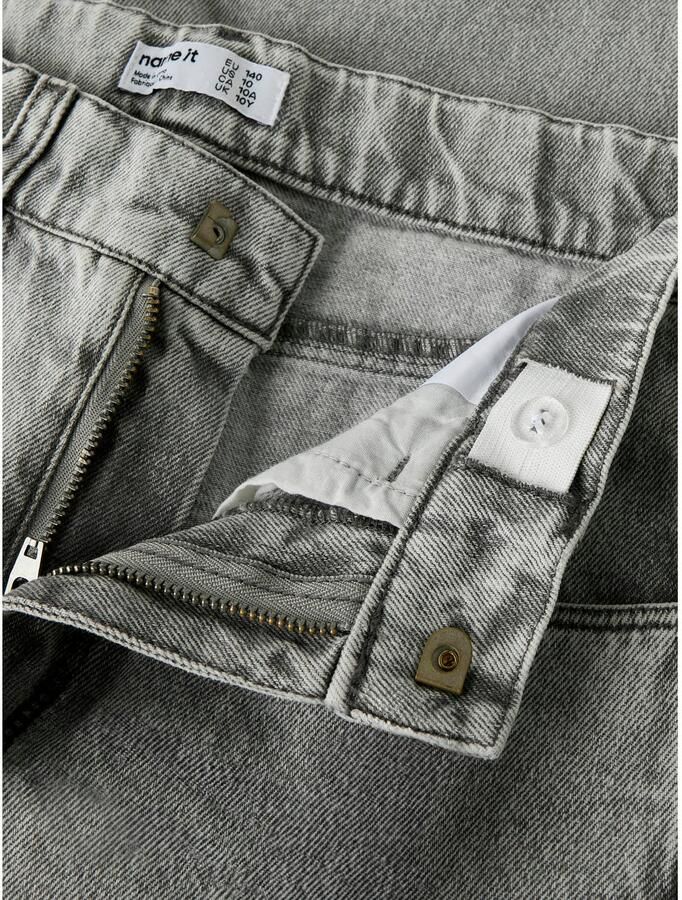 NAME IT KIDS NKFBELLA SKATER loose fit jeans light grey denim - Foto 2