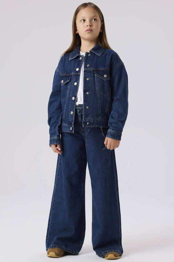 NAME IT KIDS NKFBELLA wide leg jeans dark blue denim - Foto 3