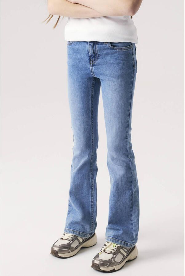 NAME IT KIDS NKFPOLLY flared jeans mediumblauw