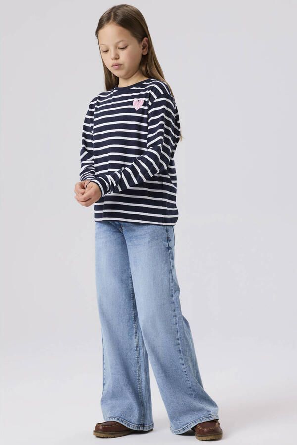NAME IT KIDS NKFROSE wide leg jeans blauw - Foto 3