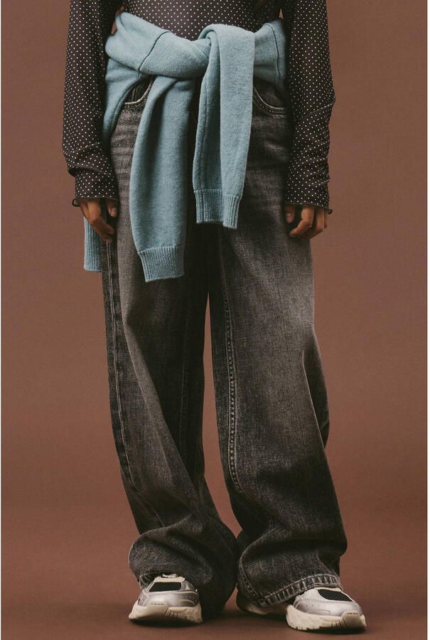NAME IT KIDS NKFROSE wide leg jeans grijs - Foto 2