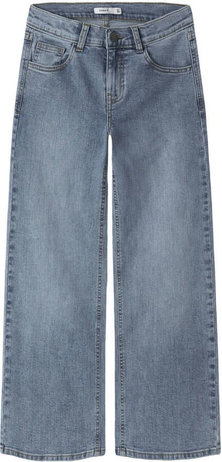 NAME IT KIDS NKFROSE wide leg jeans middenblauw
