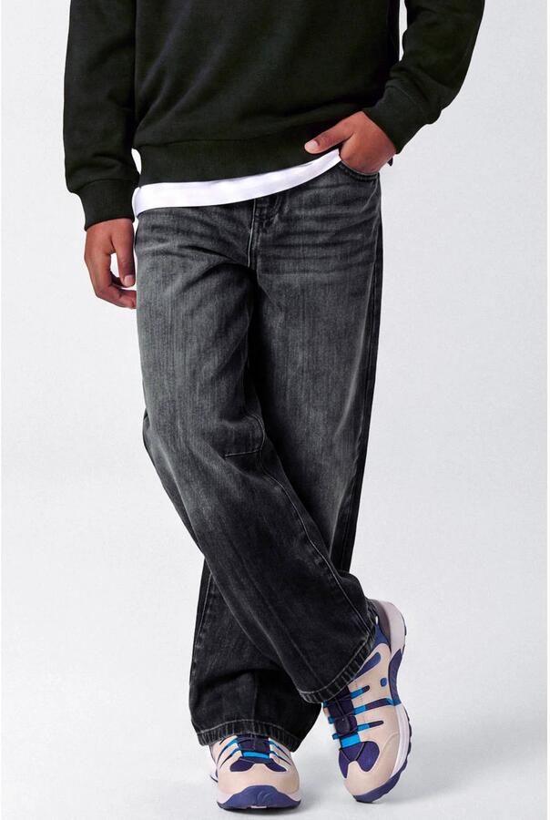 NAME IT KIDS NKMBEN wide leg jeans zwart