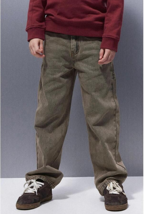 NAME IT KIDS NKMRYAN straight leg jeans medium brown denim