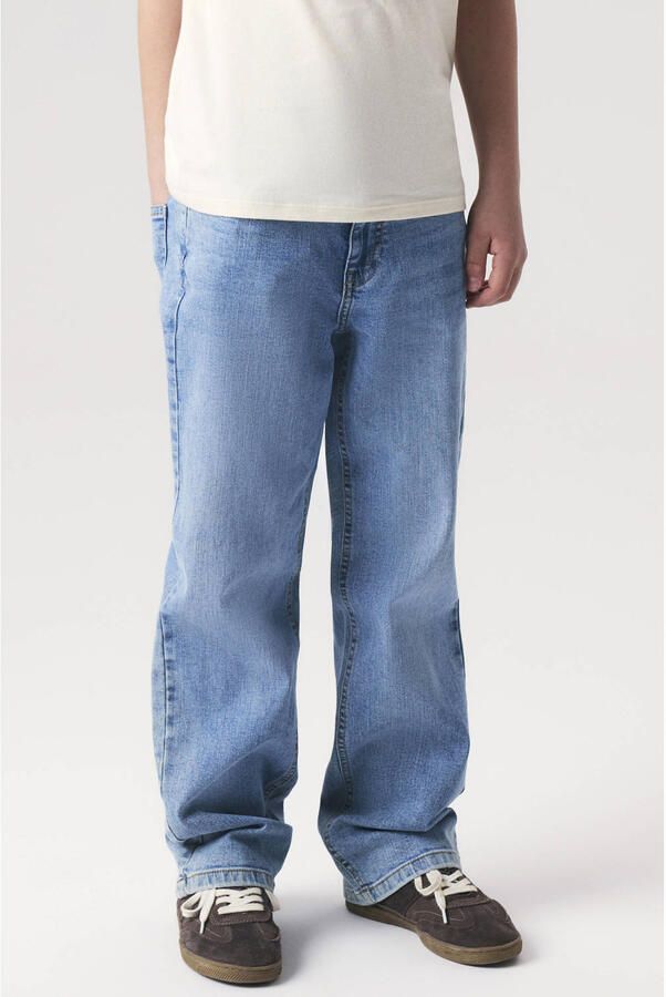 NAME IT KIDS NKMRYAN straight leg jeans mediumblauw