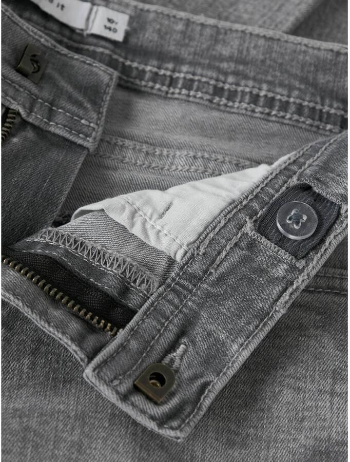NAME IT KIDS NKMSILAS slim fit jeans grijs - Foto 3