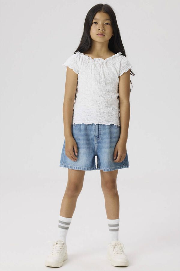 NAME IT KIDS off shoulder top wit - Foto 2