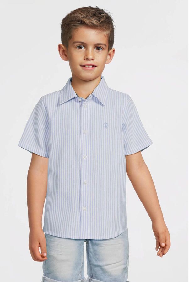 Name It Overhemd met korte mouwen NKMNEWSA SS SHIRT NOOS Katoen normaal gesneden