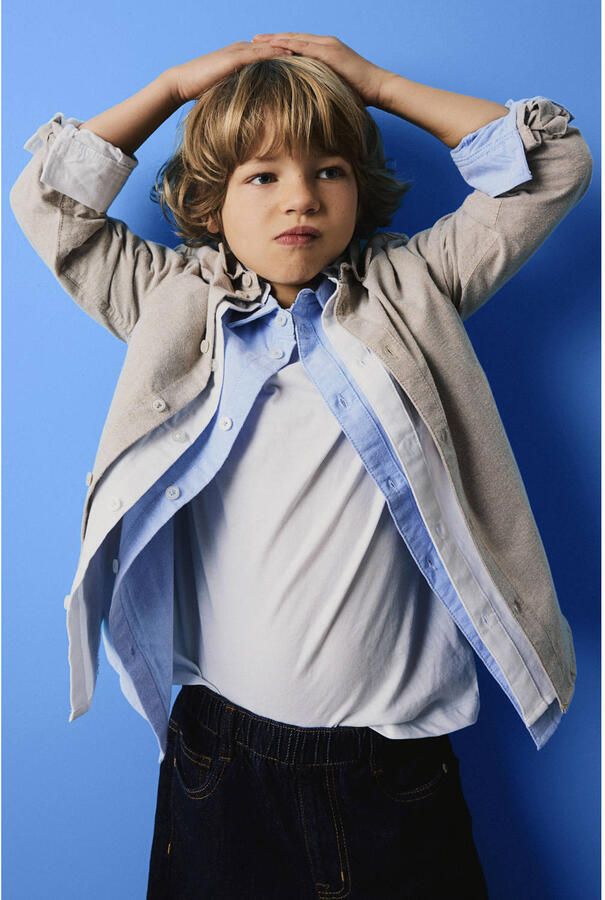 Name It Overhemd met lange mouwen NKMNEWSA voor jongens met knoopsluiting en katoencomfort - Foto 2