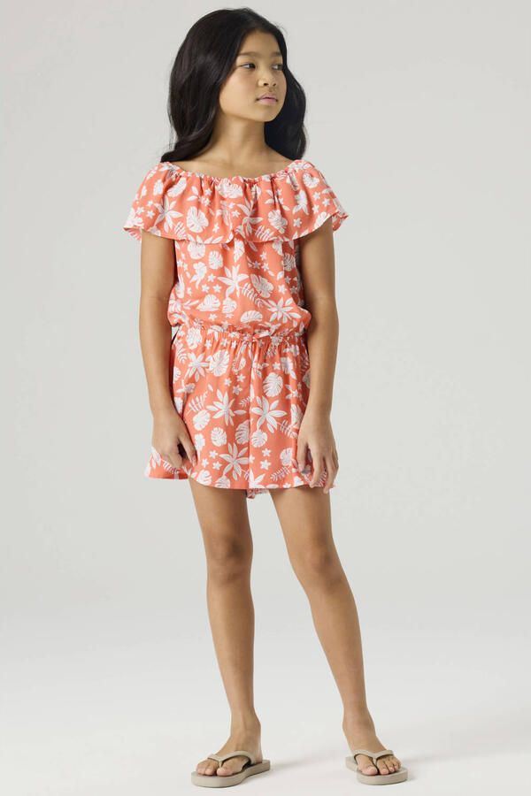 NAME IT KIDS playsuit koraaloranje
