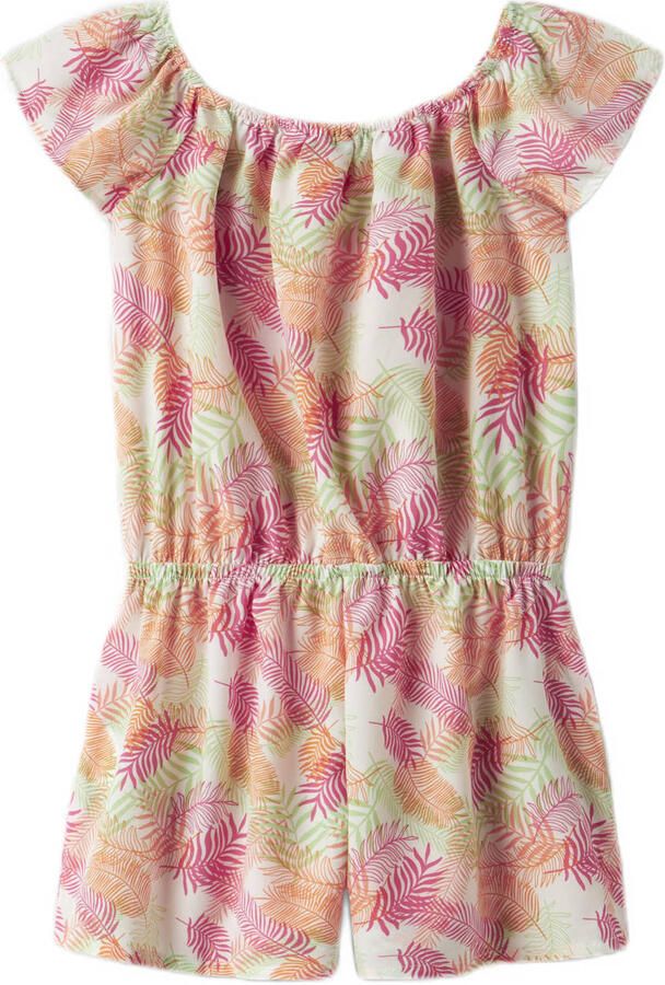 NAME IT KIDS playsuit lichtgroen roze wit - Foto 4