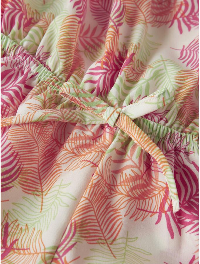 NAME IT KIDS playsuit lichtgroen roze wit