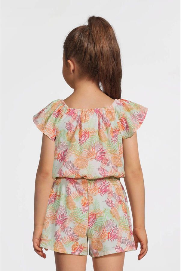 NAME IT KIDS playsuit lichtgroen roze wit - Foto 3