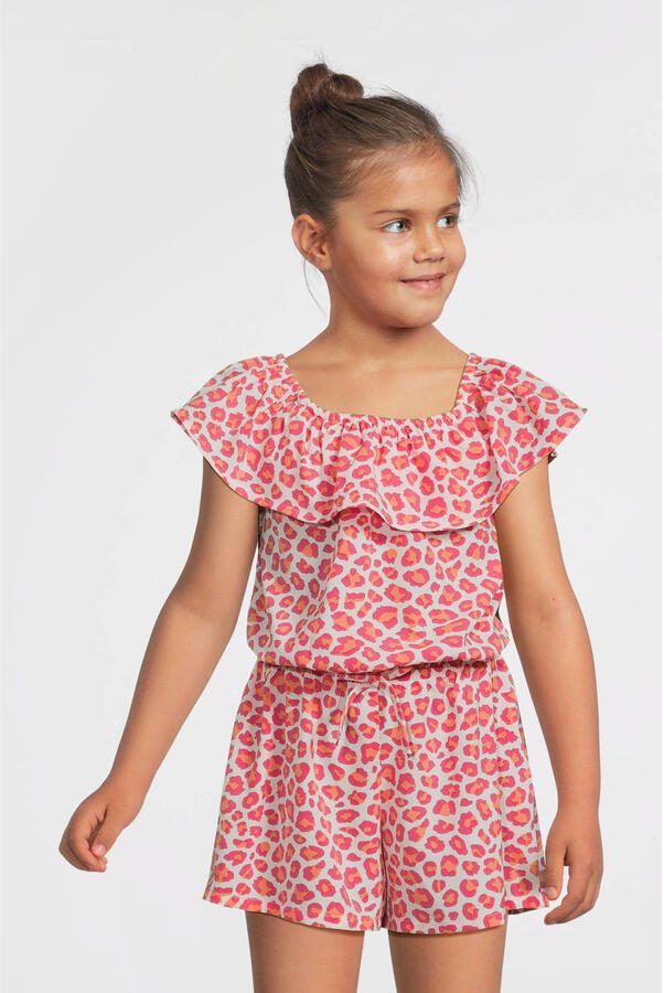NAME IT KIDS playsuit roze oranje wit - Foto 3
