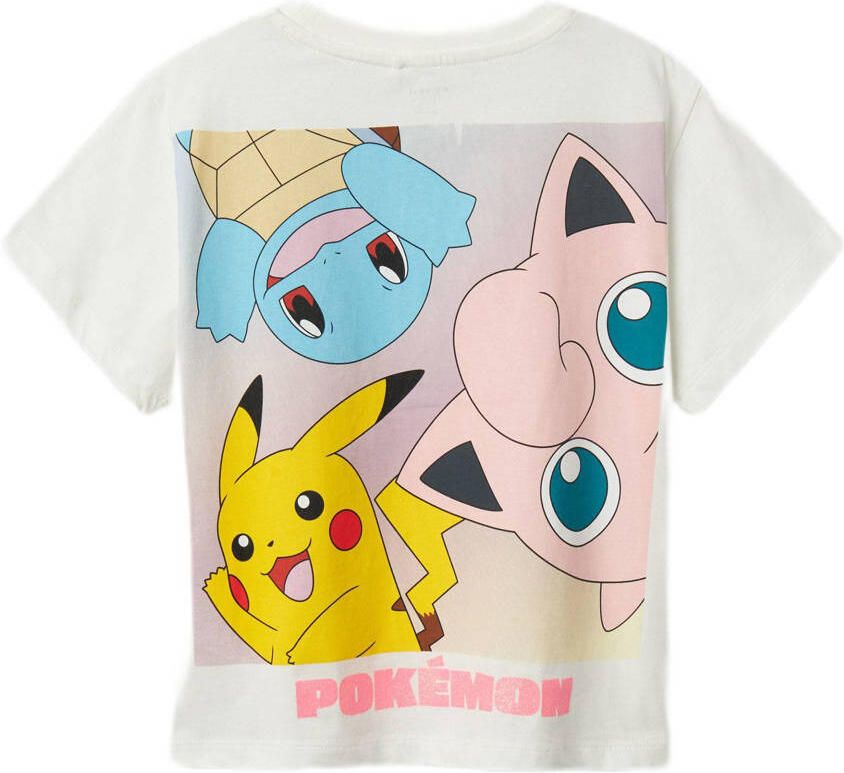 Name It T-shirt NKFDYPPI POKEMON SS RLX TOP NOOS SKY met geweldig pokémon borst- en groot rugmotief - Foto 2