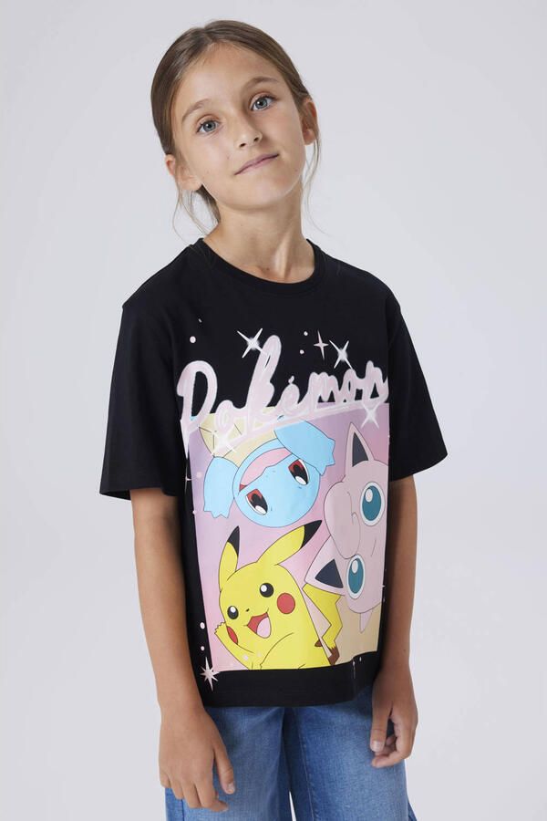 NAME IT KIDS Pokemon T-shirt zwart