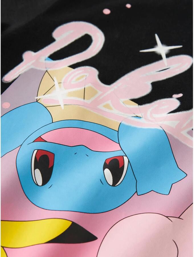 NAME IT KIDS Pokemon T-shirt zwart Meisjes Katoen Ronde hals Personage - Foto 2