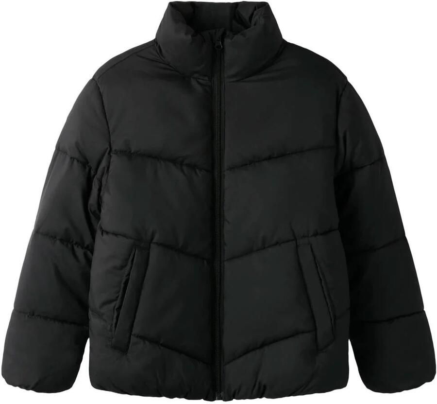 NAME IT KIDS pufferjas zwart