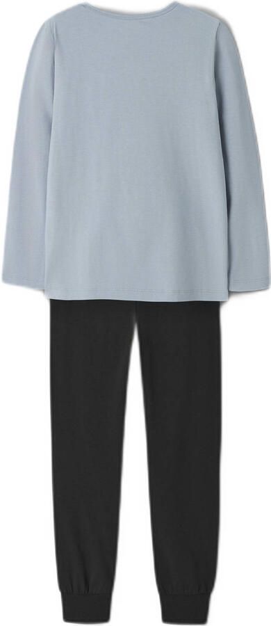NAME IT KIDS pyjama lichtblauw zwart