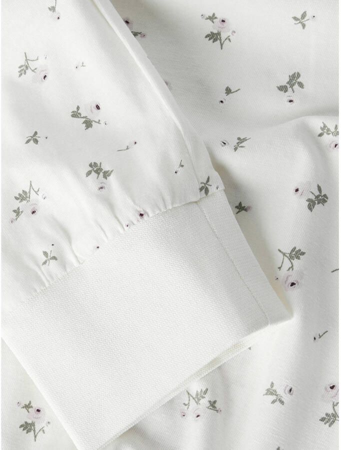 NAME IT KIDS pyjama met bloemen print ecru