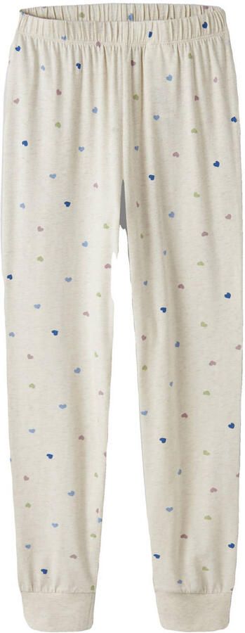 NAME IT KIDS pyjama met hartjes print ecru - Foto 3