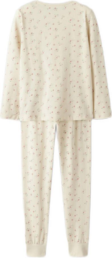 NAME IT KIDS pyjama NKFNIGHTSET FLOWER ecru